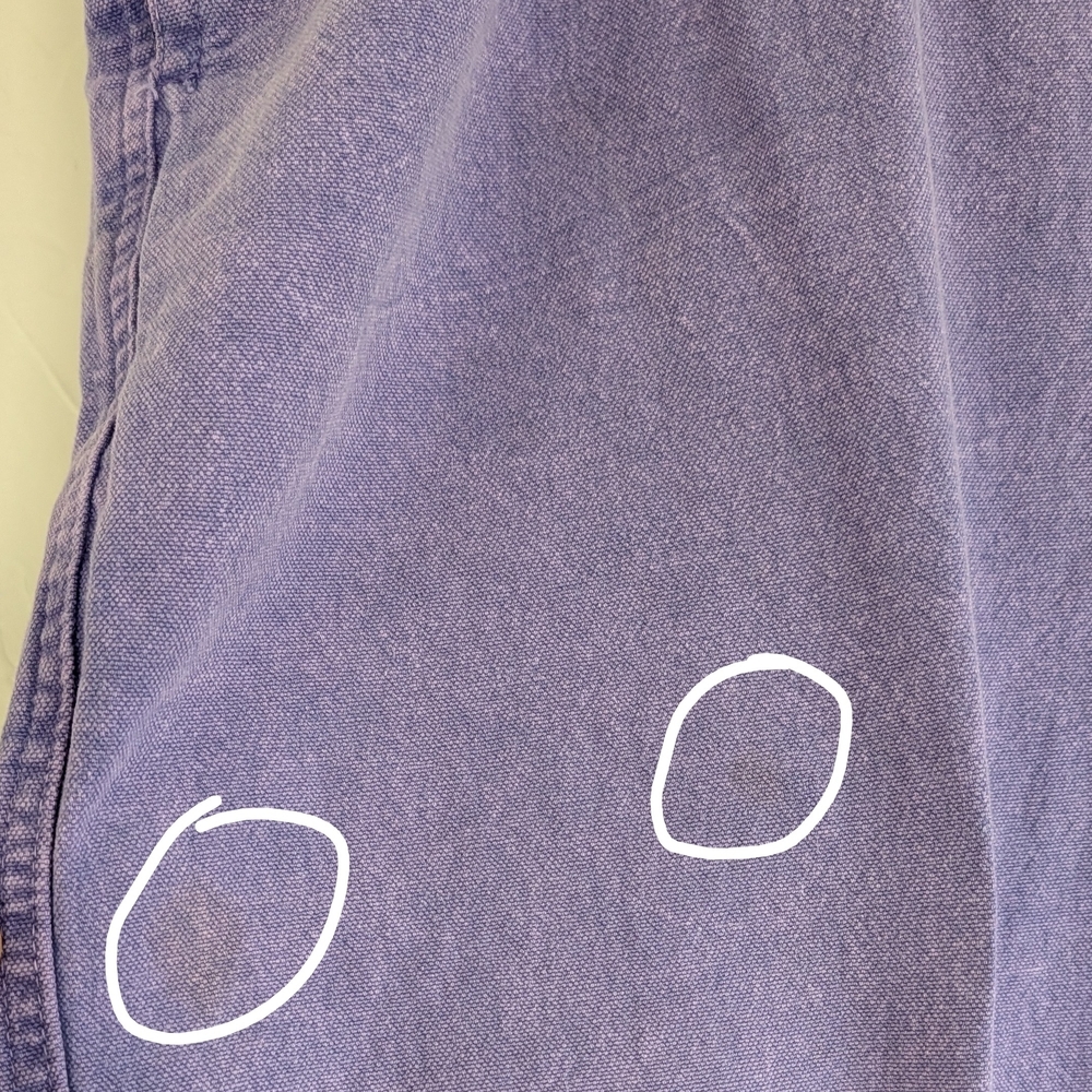 VTG 90s Sea Breeze California Purple Cotton Denim Set USA Made Coastal Resort - Picture 13 of 13